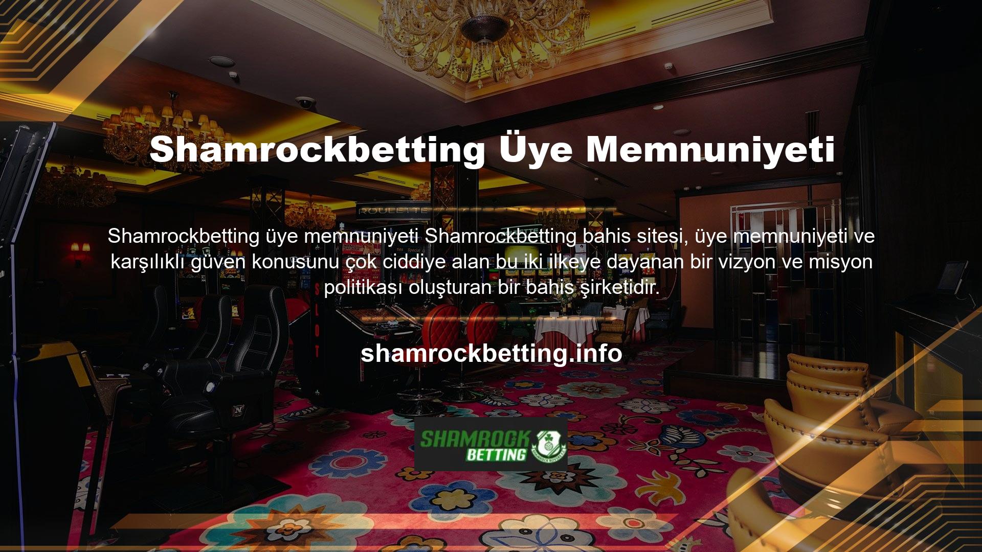 Shamrockbetting Casino Services